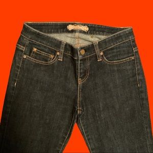 Elie Tahari dark skinny with zip ankle